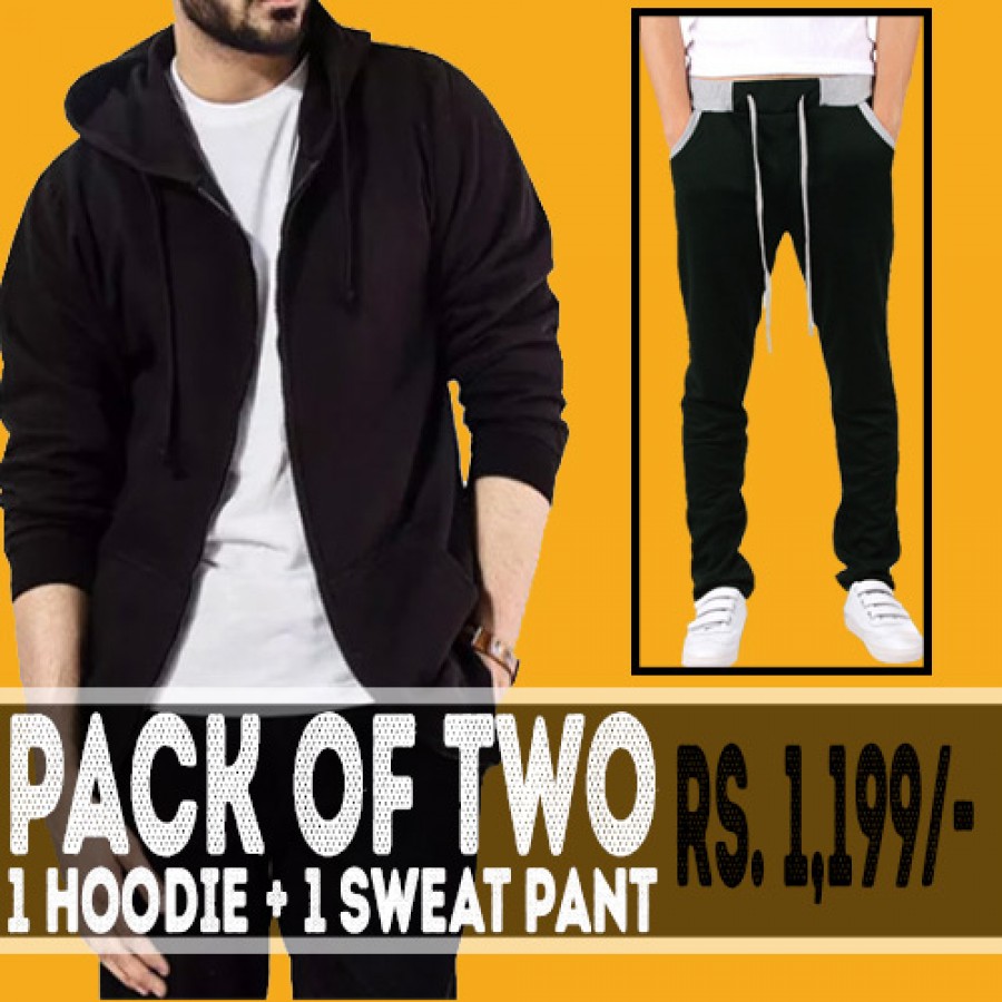 Pack of 2 (1 Hoodie and 1 Sweat Pant)