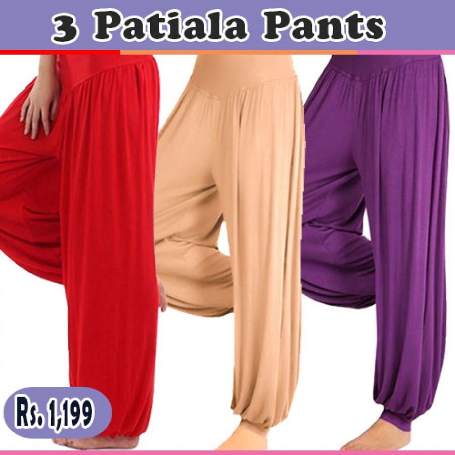 Pack of 3 Harem / Patiala Pants for HER