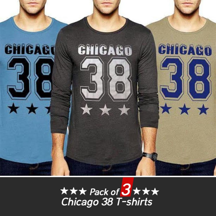 Pack of 3 Chicago 38 T-Shirt