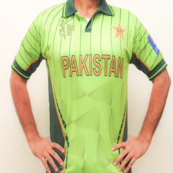 Official CA Sports Branded Shirt of Pakistan World Cup kit 