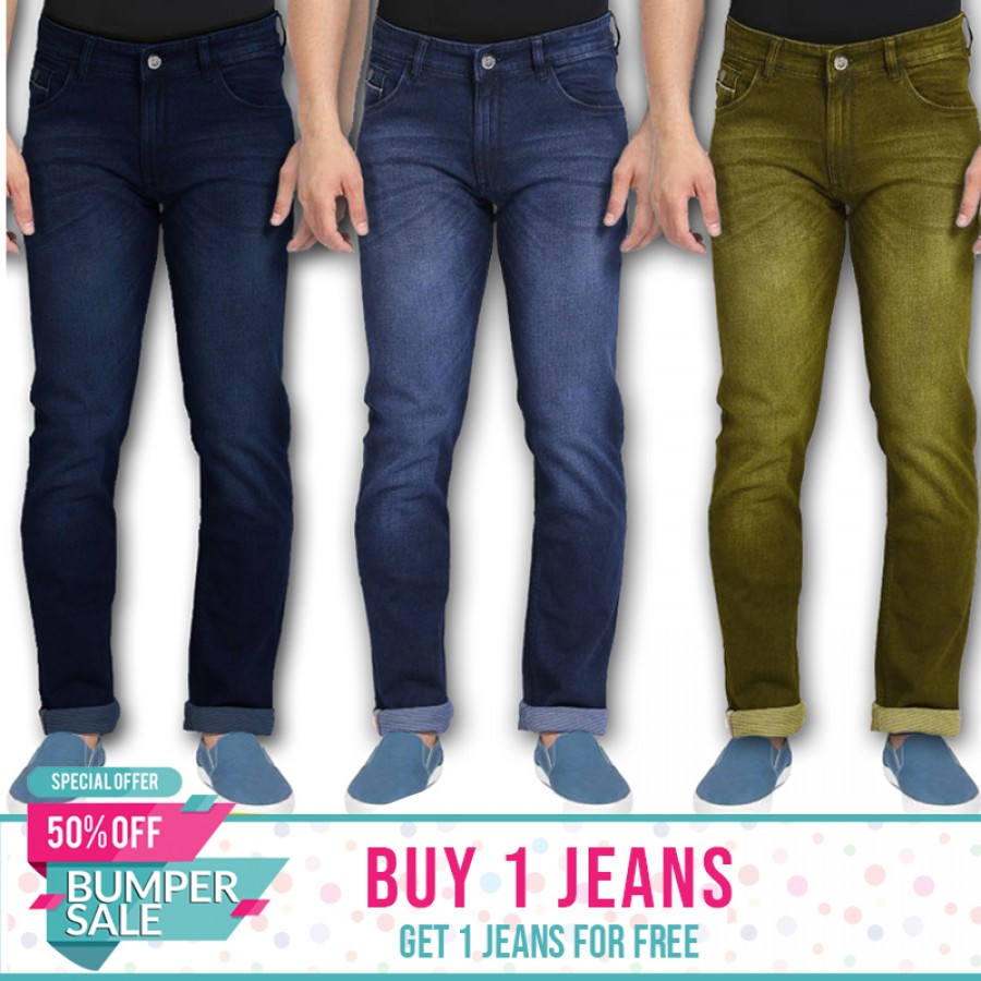 Buy 1 jeans get 1 jeans free -BUMPER DISCOUNT SALE