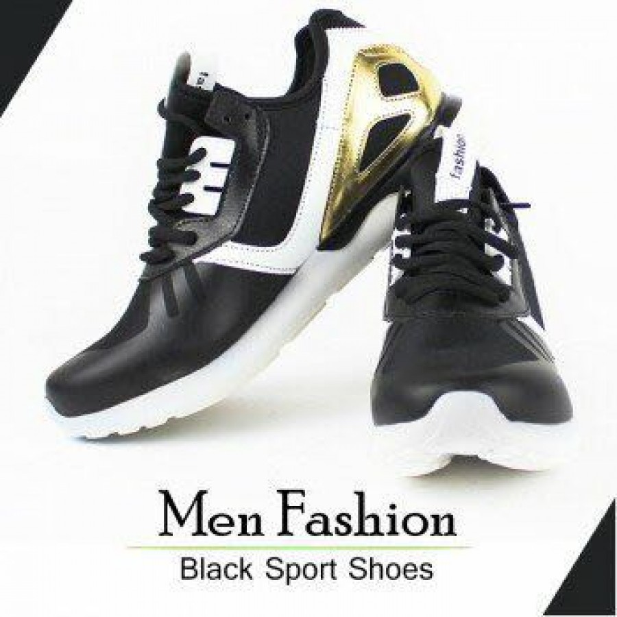Men Fashion Black Sport Shoes