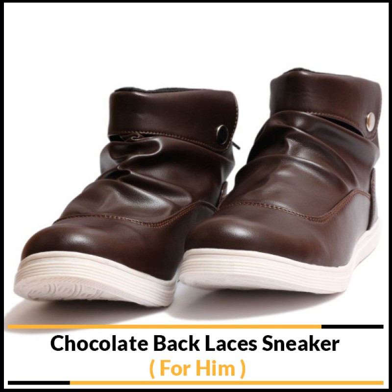 Chocolate Back Laces Sneaker (For Him)