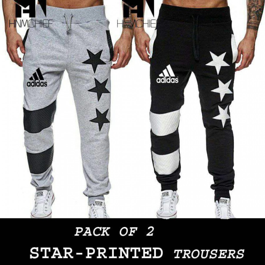 Pack of 2 ( Star Printed Trousers)
