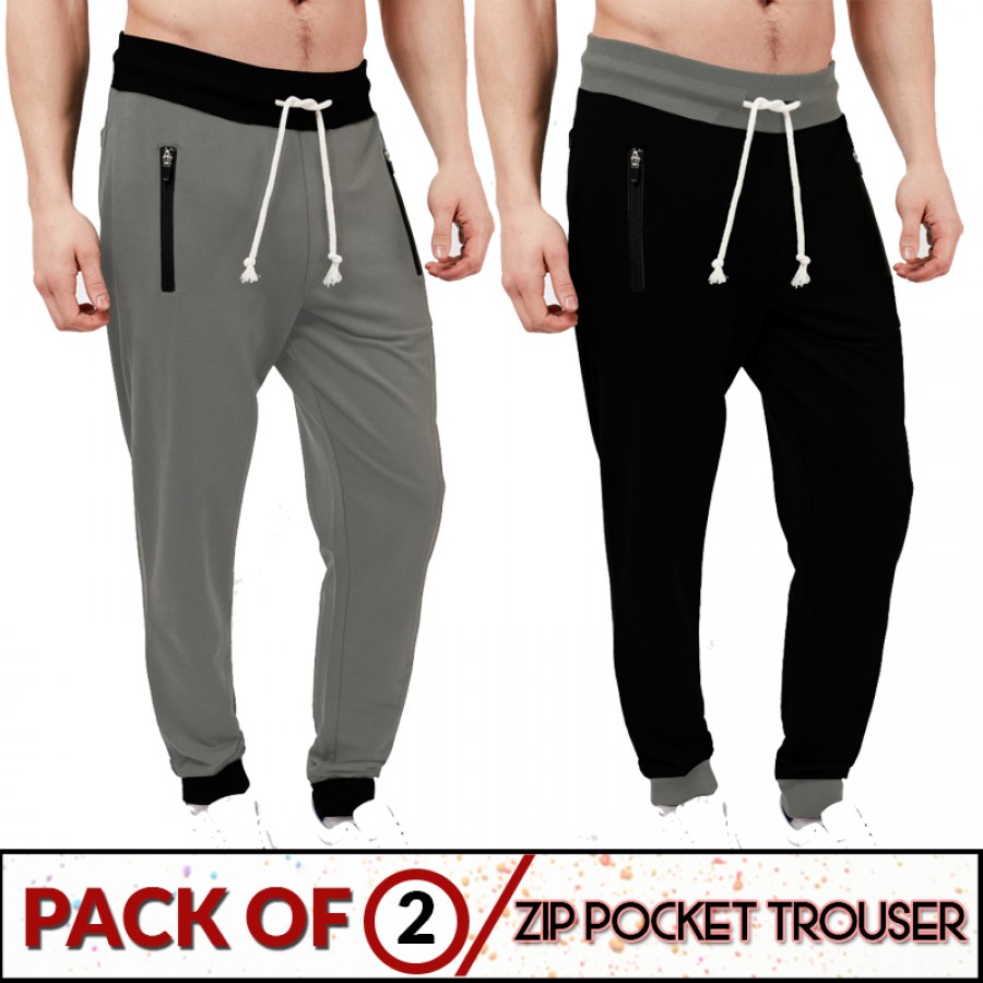 Pack of 2 ( Zip Pocket Trouser)