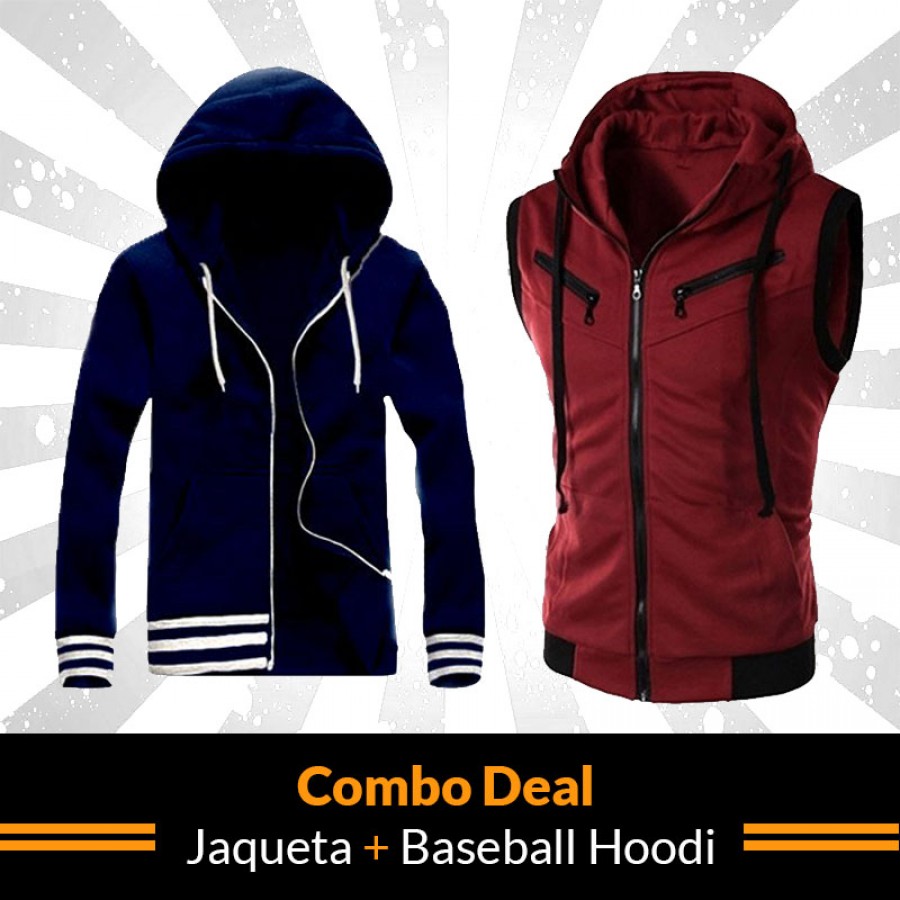 Combo Deal ( Jaqueta + Baseball Hoodie )