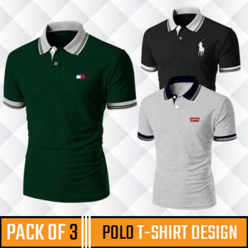 Pack Of 3 Polo T Shirt Design