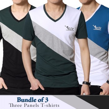 Bundle of 3  Three Panels  T-shirts