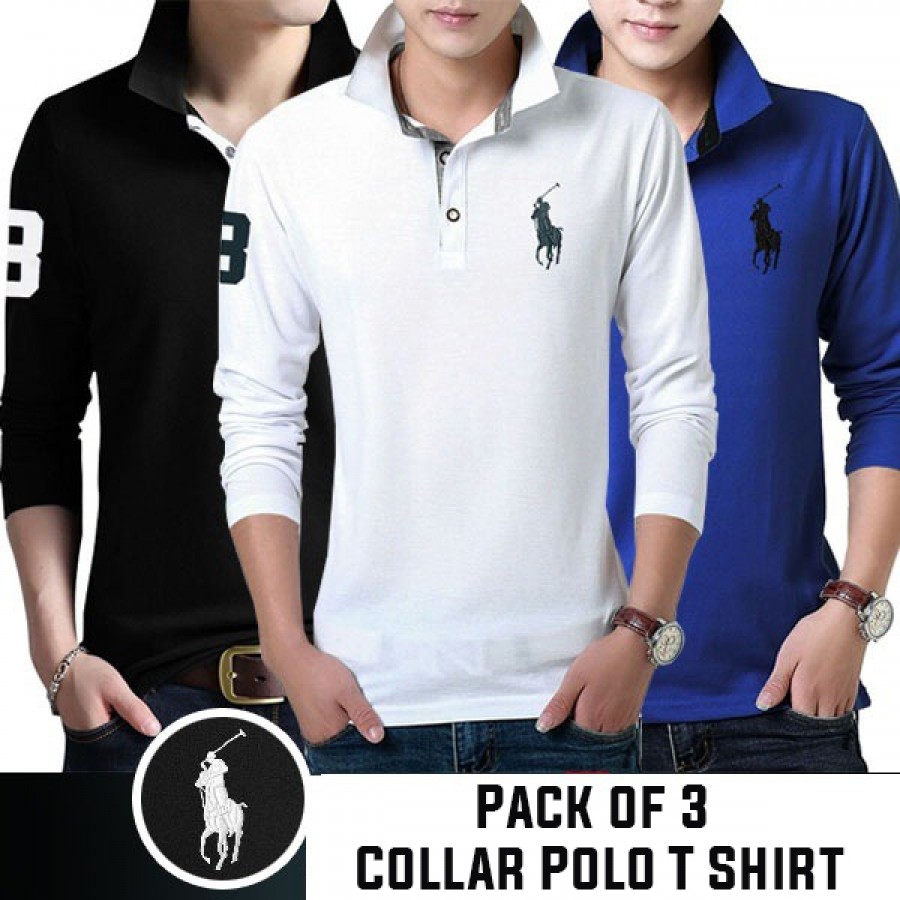 PACK OF 3  (  COLLAR POLO T-SHIRTS )