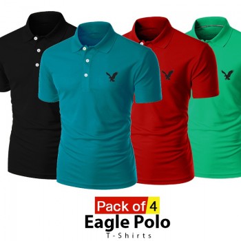 Pack of 4 Eagle Polo T-shirts