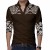 Pack of 3 Shoulder Flower Printed Sherwani Collar  T-Shirt-Bumper Discount Sale