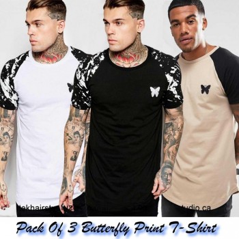 Pack of 3 Butterfly Print T-Shirts