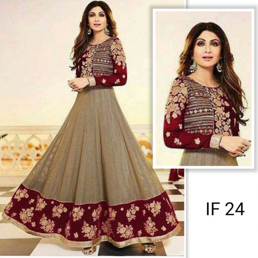 Designer Embroidered 3 piece Suit  (IF 24)