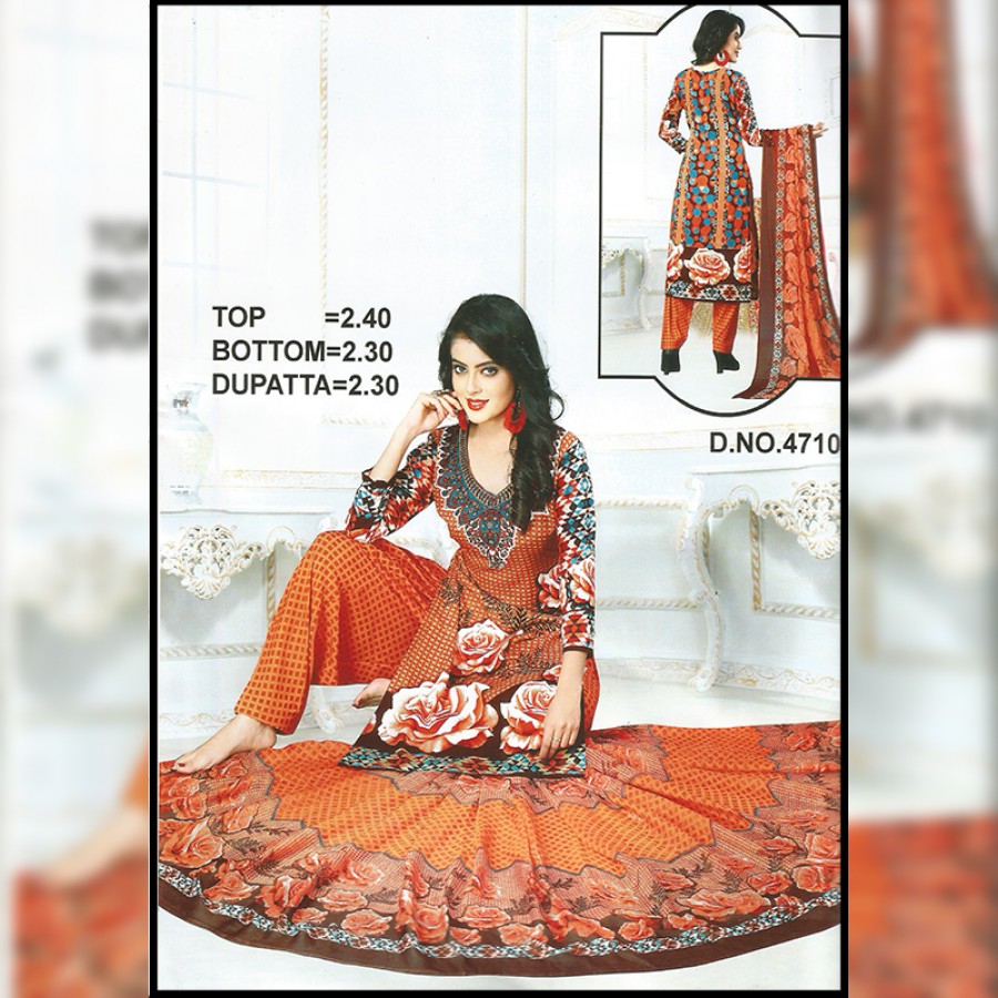 Unstitched Indian Ladies Suit (D.No 4710)