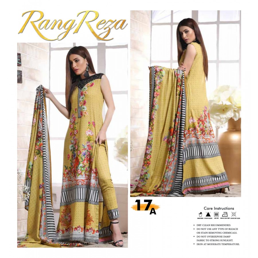 Rangreza Classic Lawn Printed Suit 2018 ( 17 A )