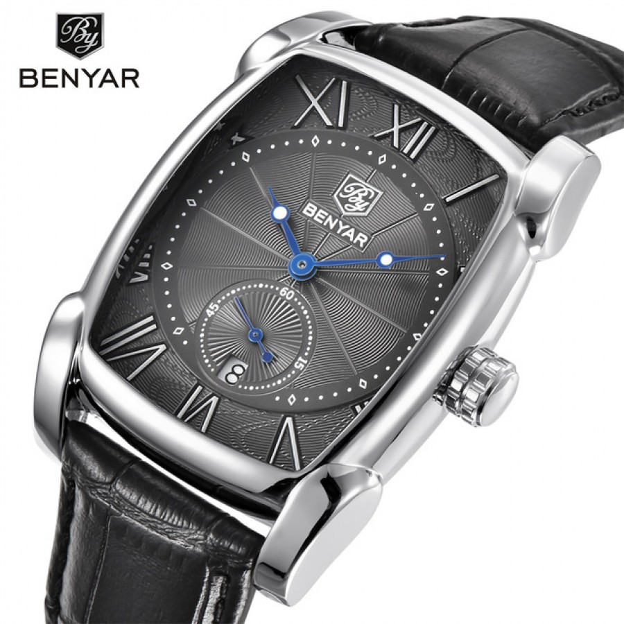 Benyar Brand Luxury Men's Watch Date 30m WaterProof Clock Male Casual Quartz Watches Men Wrist Sport Watch Erkek Kol Saati