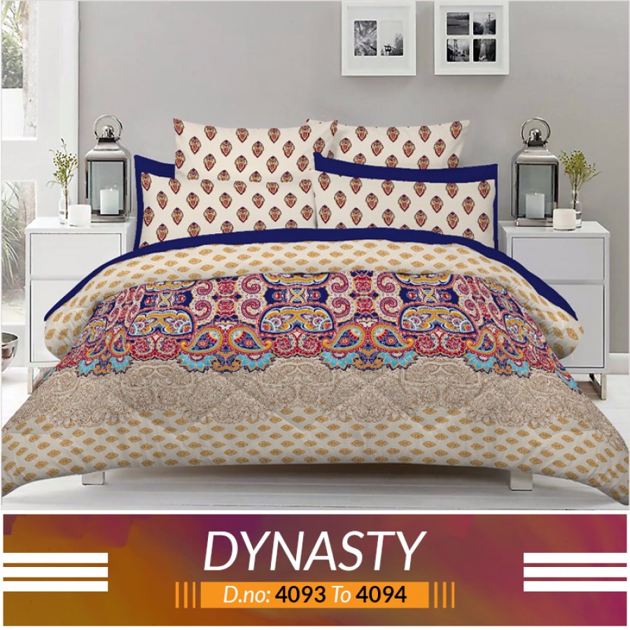 3 piece King Size Bed sheet  ( D.no:4093 to 4094 )