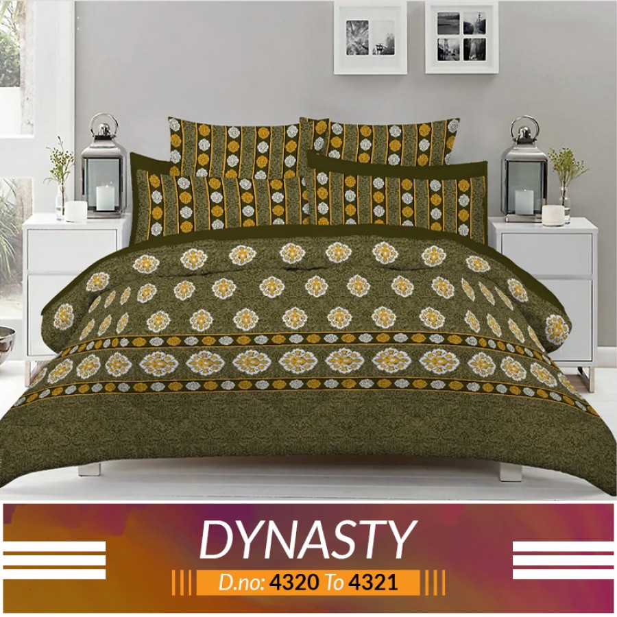 3 piece King Size Bed sheet  ( D.no:4320 to 4321 )