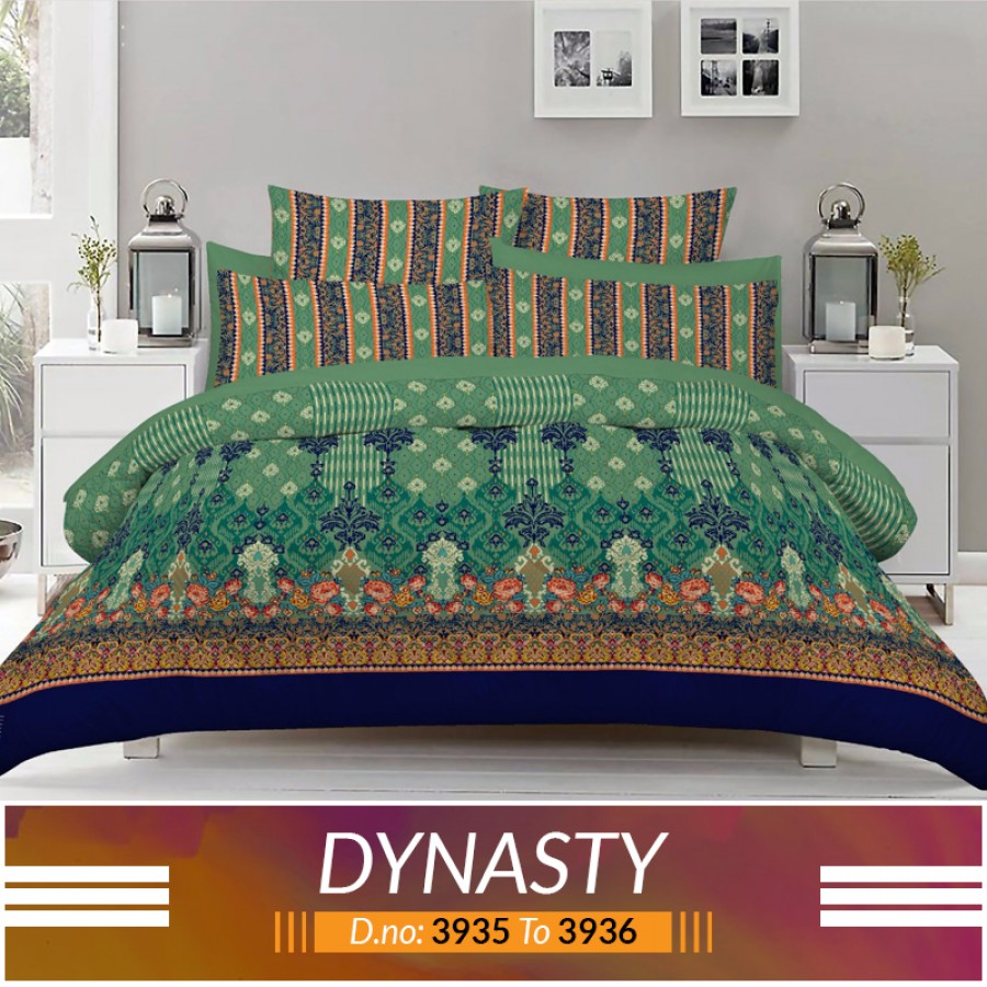3 piece King Size Bed sheet  ( D.no:3935 to 3936 )