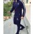 Blue GK Multicolour Fleece Winter Designer 2020 Track Suit With Jacket And Trouser For Men - Design 7