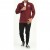 Maroon GK Multicolour Fleece Winter Designer 2020 Track Suit With Jacket And Trouser For Men - Design 7