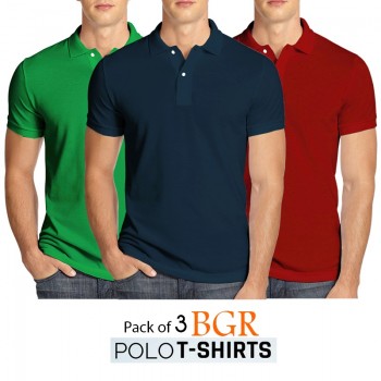 Pack Of 3 BGR Polo T Shirts