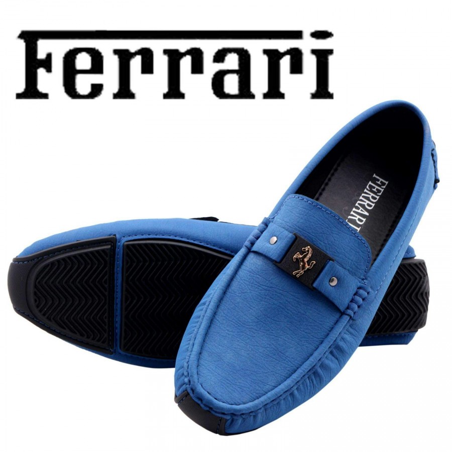 Ferrari Men Blue Shoes F8