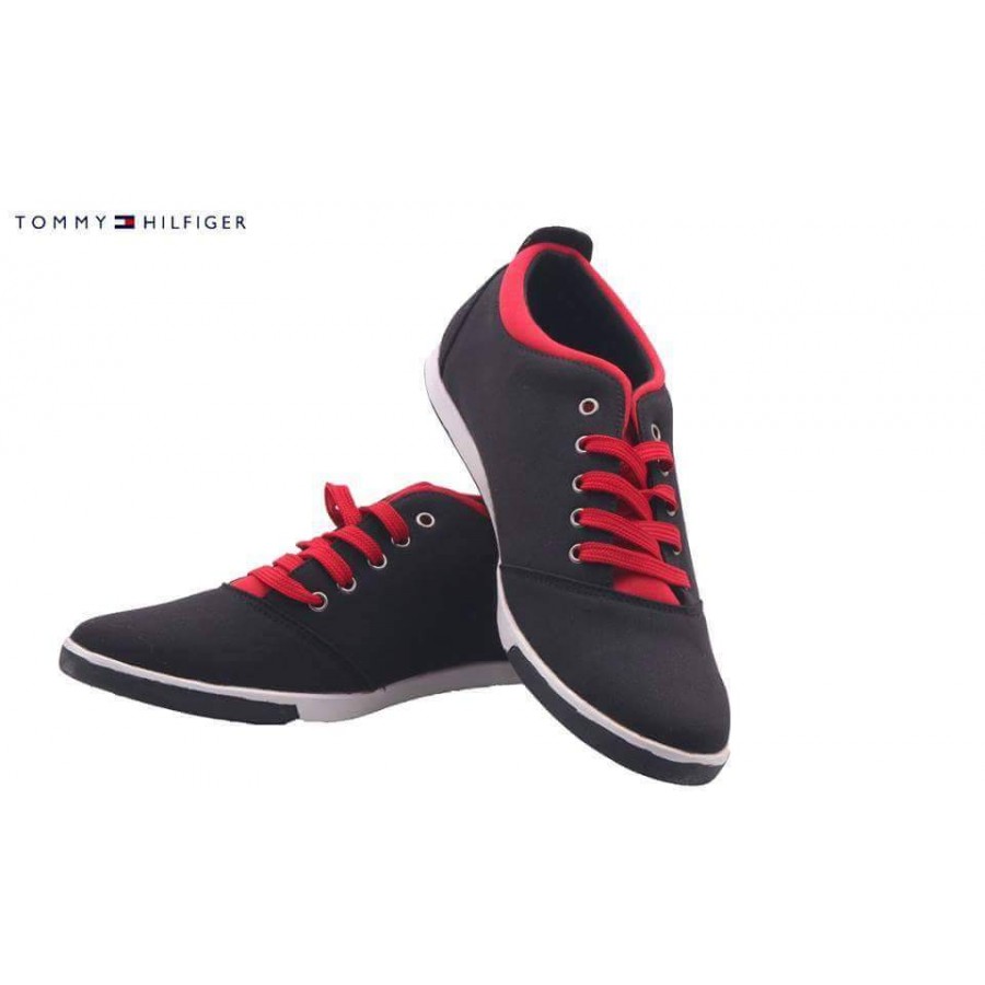 Tommy Stylish Red Laced Shoes T1