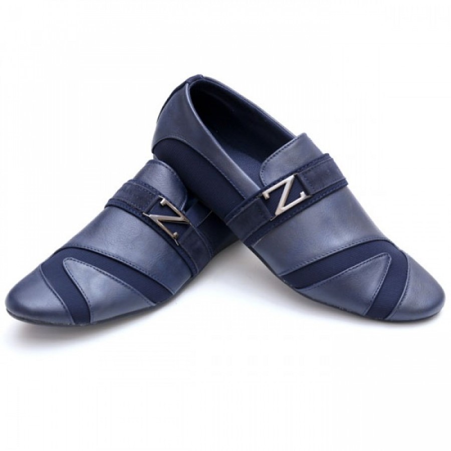 Zara Blue Stylish Design Loafers Z8
