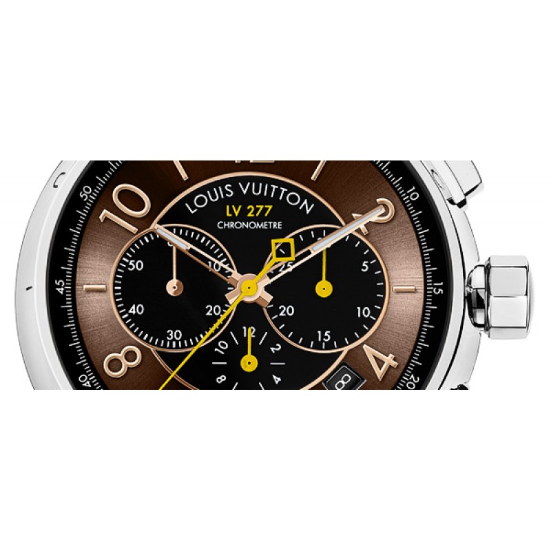 Watches for Men : Louis Vuitton Tambour Chronograph Red
