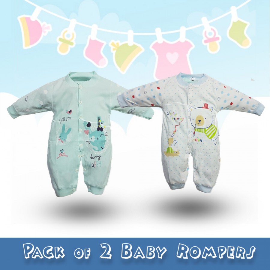 Pack of 2 Baby Rompers