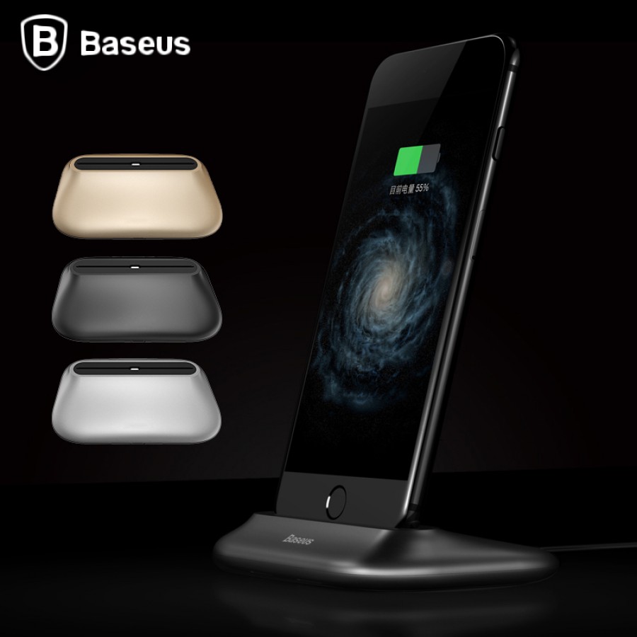 Baseus Desktop Docking Charger Sync Data Desktop Cradle Stand For iPhone 5 5S 6 6S 7 Plus Charging Dock Station With Sound Ports