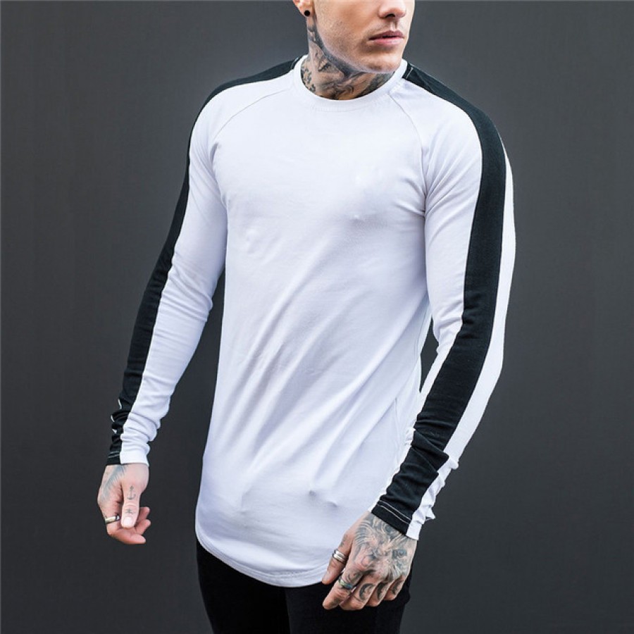 Pack of 3 long sleeve muscle fit t-shirt 