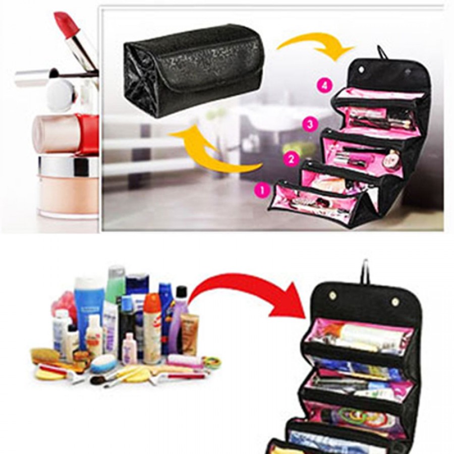 YOUR TRAVEL BUDDY! Cosmetic Bag By Roll-N-Go