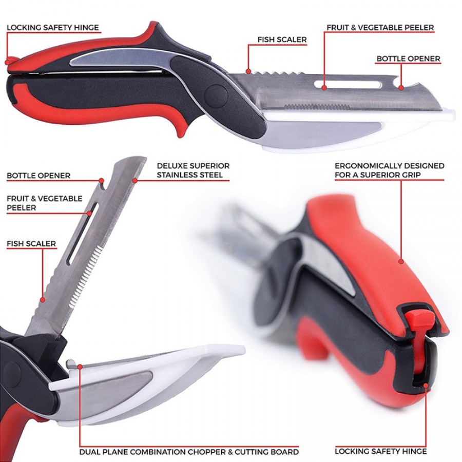 Smart Cutter 6 In 1 Knife & Cutting Board