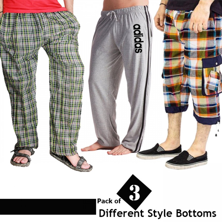 Pack of 3 Diffrent Style Bottoms