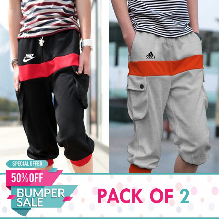 Pack of 2 Branded Preppy style shorts