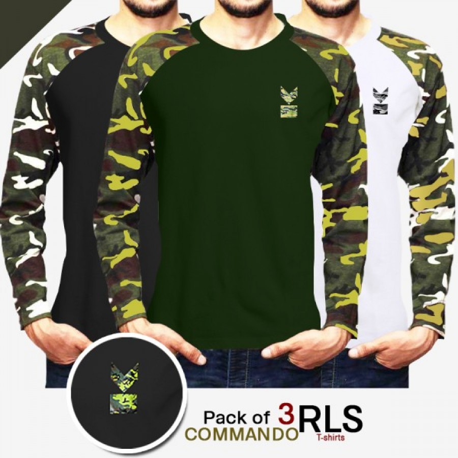 Pack of 3 Commando RLS T-shirts