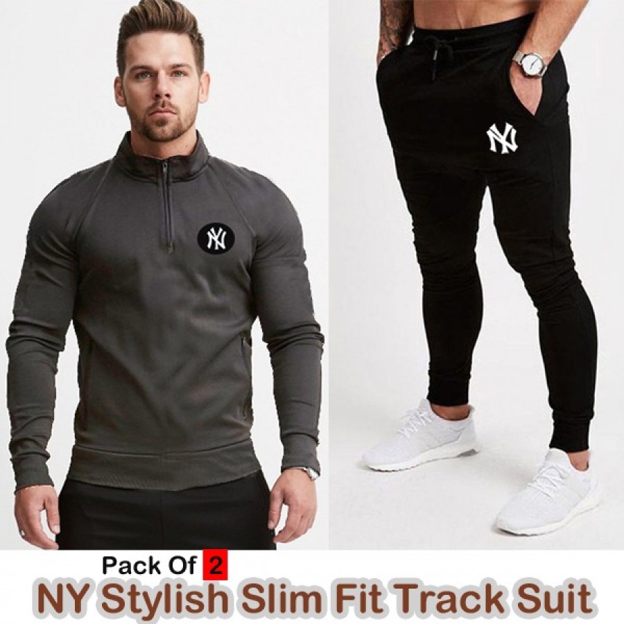 NY Stylish Slim Fit Track Suit For Men 