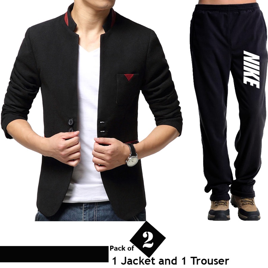 Pack of 2 Combo (1 D-2 Jacket and 1 Trouser)
