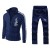 Chest Flower Blue Stylish Men Track Suit Design 14