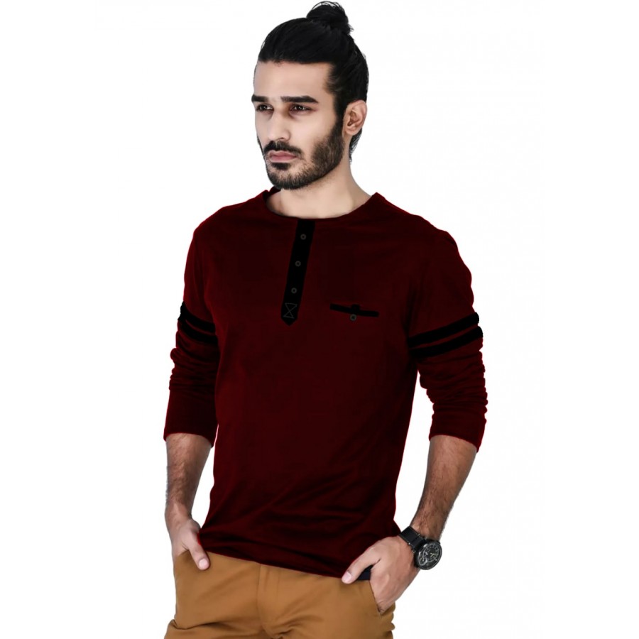 Pack of 3 Stylish Strip Contrast T-Shirts