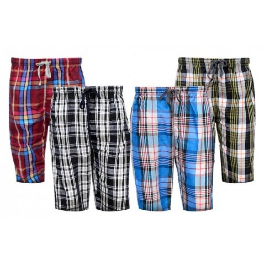 Pack of 6 Checkered Shorts