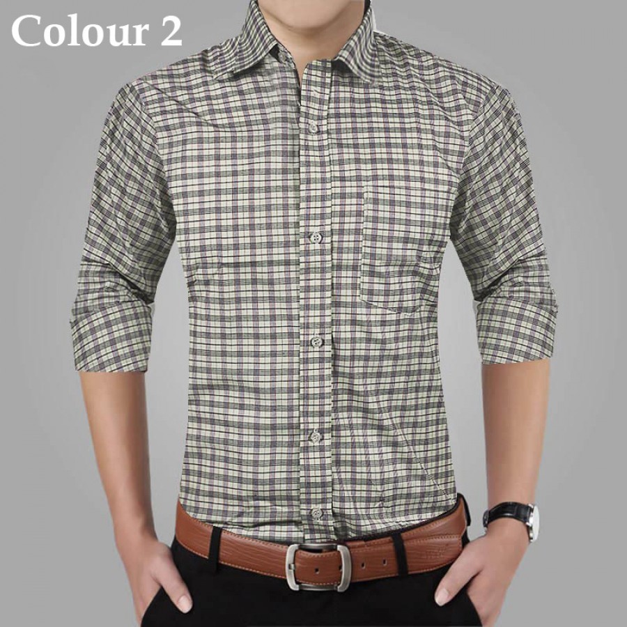 Pack of 2 Checkered Formal Shirts