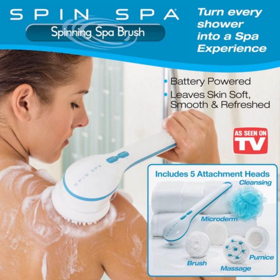 Spin Spa Body Brush with 5 Attachments