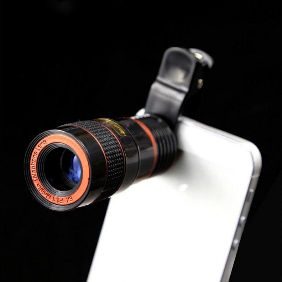 Universal 8X Mobile Phone Clip Lens