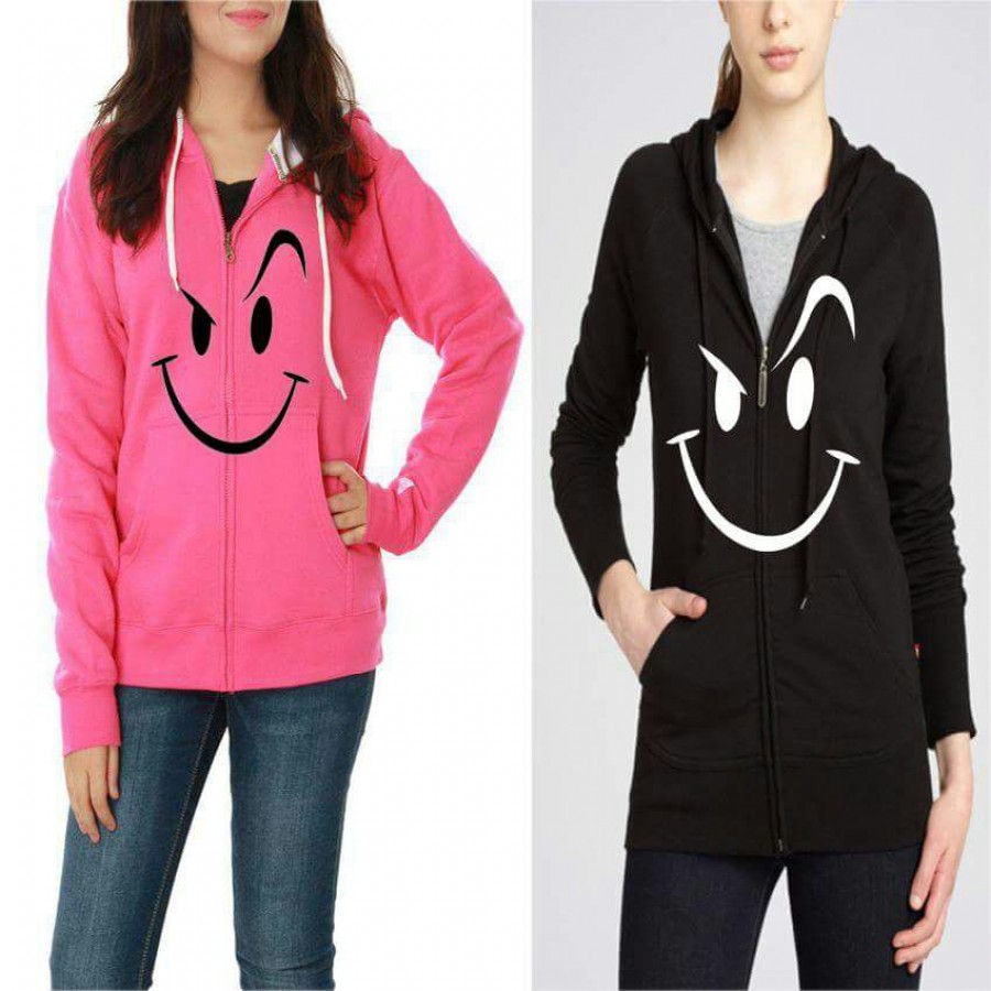 Pack of Two Printed Stylish Hoodie For Her