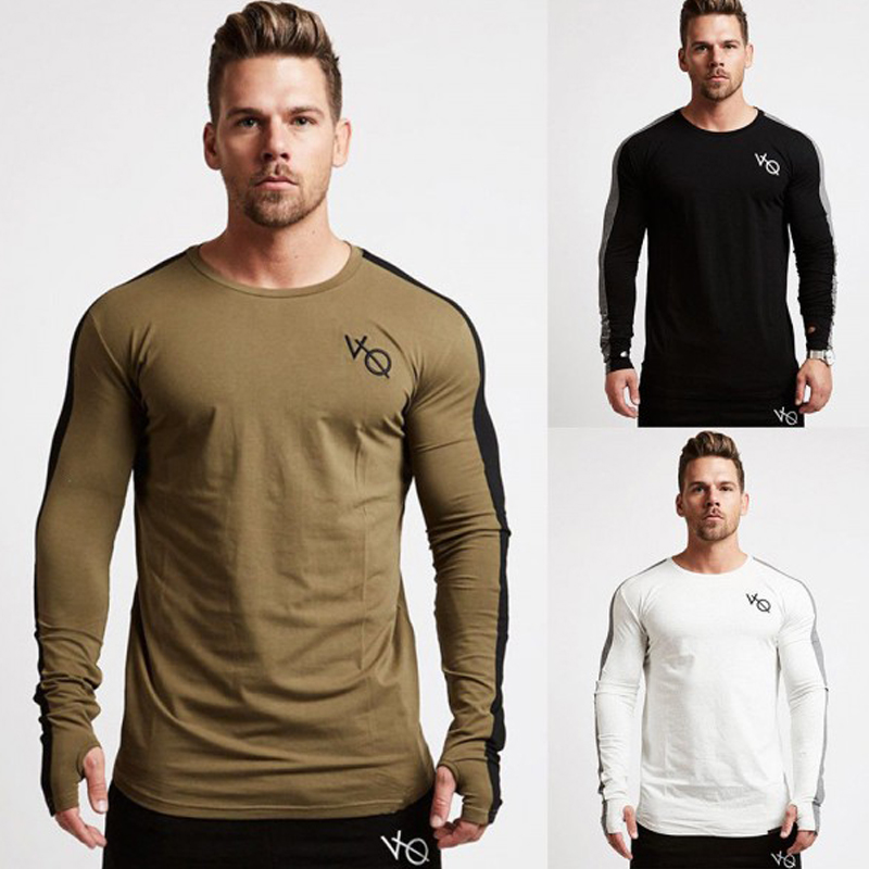 Men's Clothing : Pack of 3 printed long sleeves glooves style t shirt ...