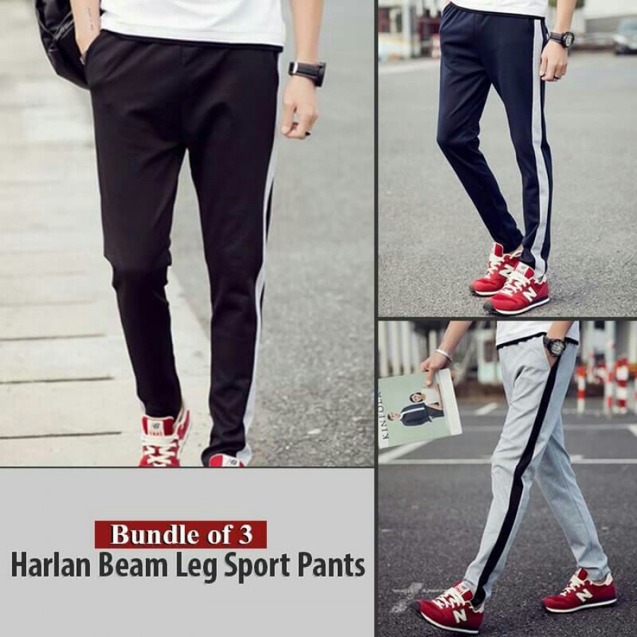 Bundle Of 3 Harlan Beam Leg Sport Pants
