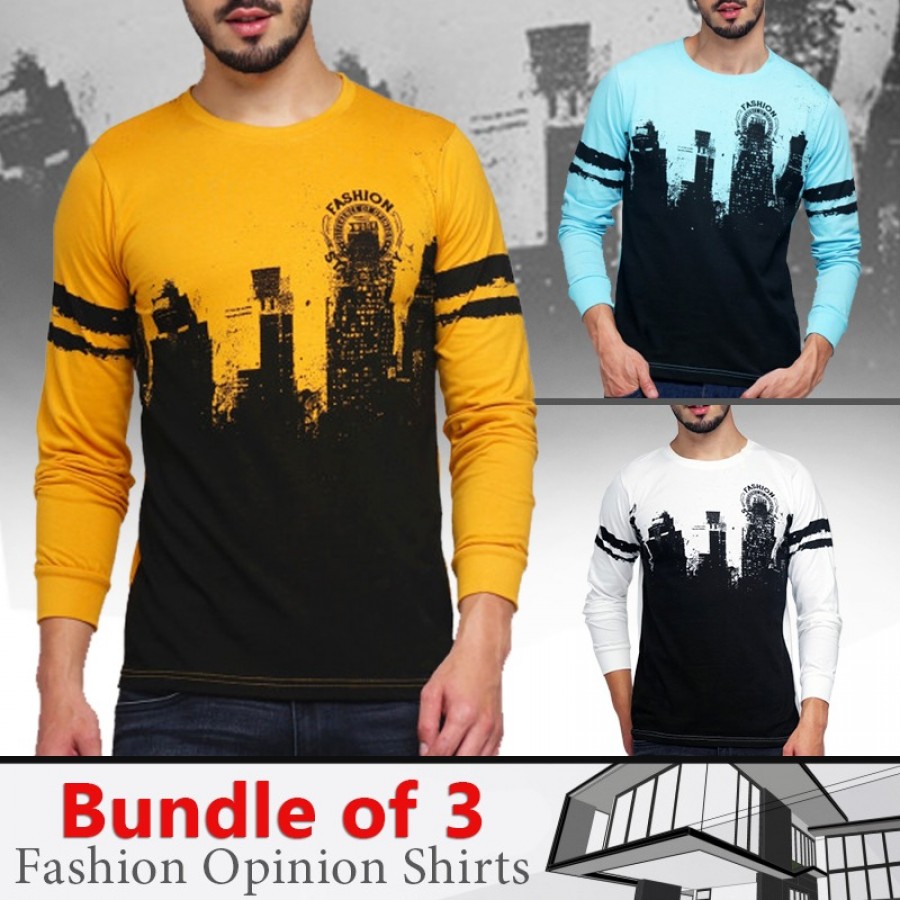 Bundle Of 3 ( Fashion Opinion Shirts )